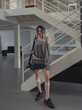 Elbow Damage V-neck Loose Fit Knitwear