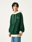 [UNISEX]LUCKY CLOVER Color Matching Hoodie