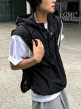Summer Rain Nylon Hood Vest