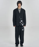 [SET] Wool Blend Oversized Tailored Set-Up