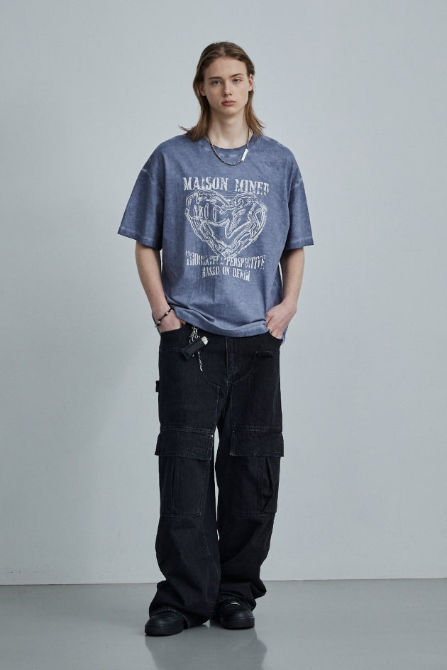 【MAISON MINED】24SS★ UNIFORM HALF T MAISON MINED】24SS☆ UNIFORM HALF T