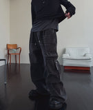 Treats Buckle Cargo Denim Pants