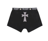 Back Gray DOT CROSS Men's Drawers