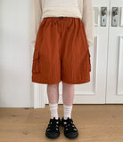 [Unisex] Hebly Nylon Banding Cargo Bermuda Pants