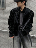 Pintuck Cat Grayish Balloon Denim