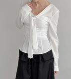 Eve Tie Snap Blouse