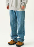 Wide Washing Denim Pants