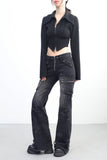 Fix Crop Hoodie Zip-Up