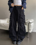 Camp Big Pocket Strap Washed Cargo Pants