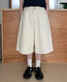 Dudupe Color Cotton Bermuda Pants