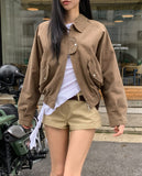 Cinder Bohemian Studded Bomber Jacket
