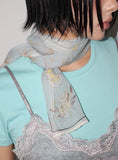 PATTERN SHEER SCARF