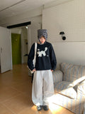 [unisex] Kohoi Pintuck Wide Cotton Pants