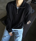 Planning Half Zip Up Knit
