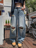Icing Vintage Damage Balloon Denim Pants