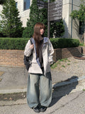 Yvonne Check Hood Cotton Boxy Fit Jumper