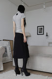 Hats Line Midi Skirt