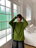 [unisex] Topbert Color Linen Over Long Sleeve Tee - Linen 60