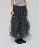 Tulle Layered Long Skirts
