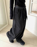 Deshu Leopard Banding Brushed Training Pants