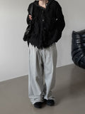 Flat Tweed Knit Cardigan