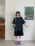 Gitto Summer Slacks Banding Bermuda Pants
