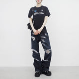 (Unisex) Teren Damage Pants