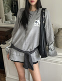 Etista dirty waffle layered long sleeves