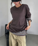 Kimi Stripe Reversible Layered Long Sleeveless