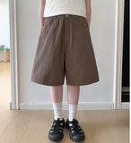 [Unisex] Pengu Summer Cotton Banding Bermuda Pants