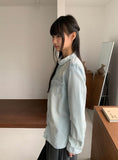 Runpony Pocket Washing Denim Shirt