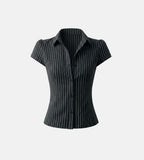 Vera Stripe Slim Shirt