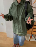 Kifu Pocket Over Cotton Jacket