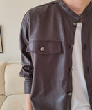 Karoo Python Leather Crop Jacket