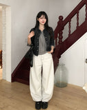 Machi Adjust Stitch Cotton Balloon Pants