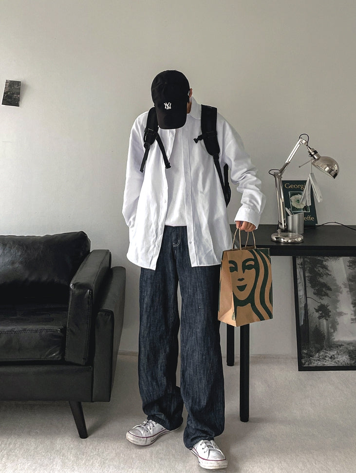 【COSYHARU】Slap Summer Raw Denim COSYHARU】Slap Summer Raw Denim