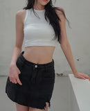 [MADE] UL 4seasons crop sleeveless