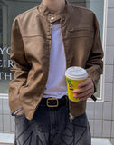 Bolt Vintage Trackline Leather Jacket