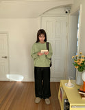 Lumby cashmere wool round mix color knit