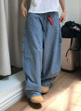SUMMER STRIPE TAG PANTS