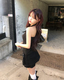 Yoni Eyelet Halter Sleeveless
