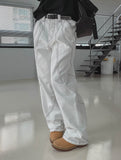 QWERTY Twisted Wide Cotton Pants
