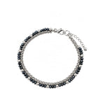 Midnight Beads Layered Bracelet
