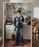 Barrier Cat Snap Bootcut Denim Pants