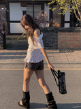 Inic Two-Button Roll-Up Pocket Shorts