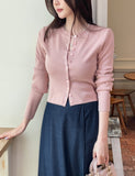 Miette Ribbed Sleeveless Cardigan Set