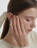 Iceblock Silver Ring L