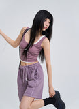 [U-BASIC] Roel Pigment Ribbed Tank Top