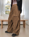 Melty Rivet Corduroy Wide Pants