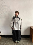 [unisex] Wylen Nylon Printing Over Sweatshirt